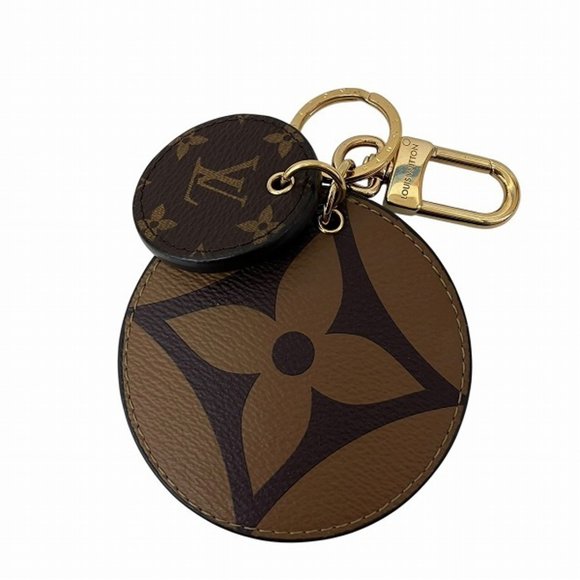 LOUIS VUITTON Brown Monogram Keyring - Picture 1 of 9